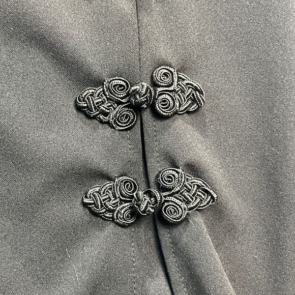 VTG Fashion Nova Women's‎ Black Stretch Kiko High Side Slit  Dress Size S - Picture 3 of 10